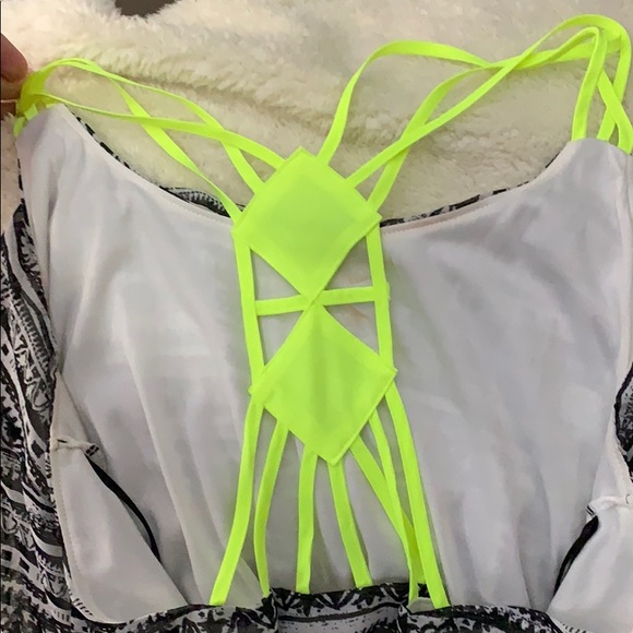 Vera wang black white and yellow dress - Picture 5 of 5